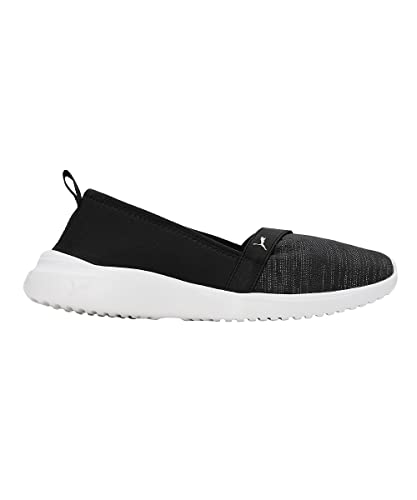 PUMA PUMA Women's Adelina Space Metallics Sneaker, Puma Black Puma Gold Puma White, 4.5 UK