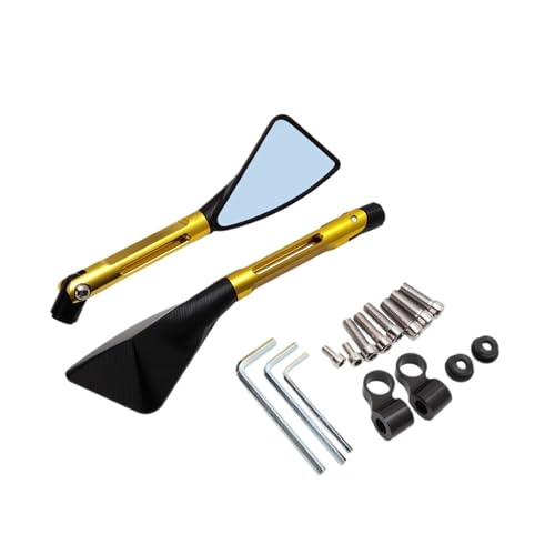 Rétroviseurs moto embout guidon CNC durables pour Suzuki GSXR et Yamaha MT09