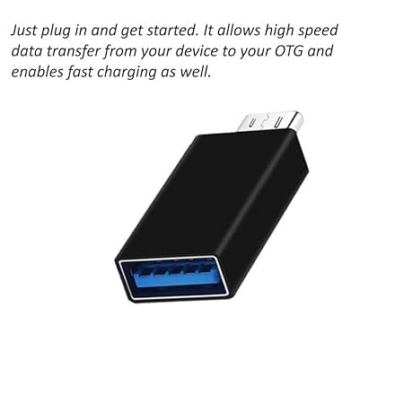 Image of USB 3.0 to Type C OTG Adaptor, High Speed Data Transfer, Thunderbolt to USB Adapter, Compatible for All Type C Devices, Smartphone, Laptops, Tablets, Chargers, MacBook