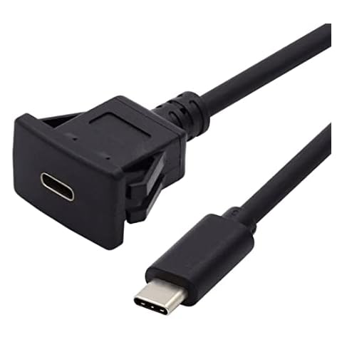CY USB C Waterproof Extension Cable for Cars Cover