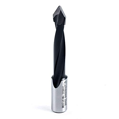 Amana Tool - 314047 Carbide Tipped Through-Hole Boring Bit R/H 3/16 Dia x 70mm Long x 10mm