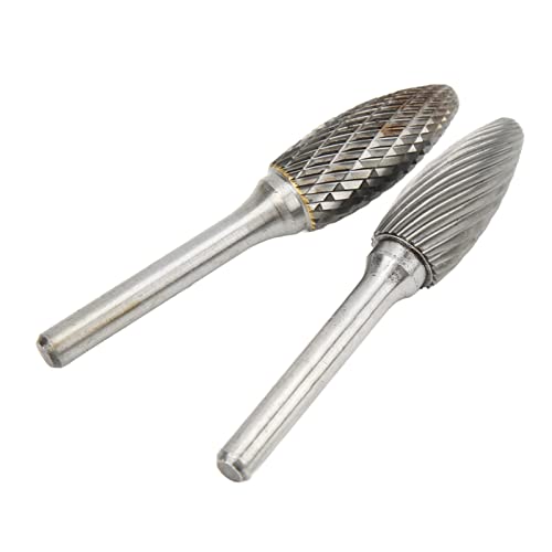 Fresas de carburo con corte simple y doble 6mm x 14mm miniatura 3