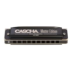 CASCHA Master Edition Harmonica Blues Harmonica en D avec étui souple et chiffon de nettoyage Bleu - Les Beatles, Paul McCartney, John Lennon, RIngo Starr, George Harrison CASCHA Master Edition Harmonica Blues Harmonica en D avec étui souple et chiffon de nettoyage Bleu – Image 4