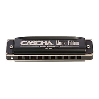 CASCHA Master Edition Harmonica Blues Harmonica en D avec étui souple et chiffon de nettoyage Bleu - Les Beatles, Paul McCartney, John Lennon, RIngo Starr, George Harrison CASCHA Master Edition Harmonica Blues Harmonica en D avec étui souple et chiffon de nettoyage Bleu – Image 4