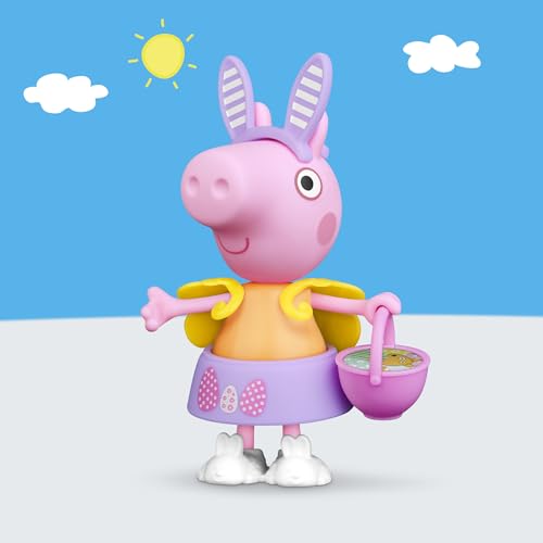 Peppa Pig Springtime Dress-Up Figure with 6 Easy-On Fashion Accessories, 6-Inch Doll, Easter Gift for Kids, Preschool Toys for Girls and Boys 3 and Up by Peppa Pig - Image 4