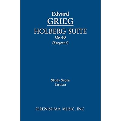 Holberg Suite, Op.40: Study score