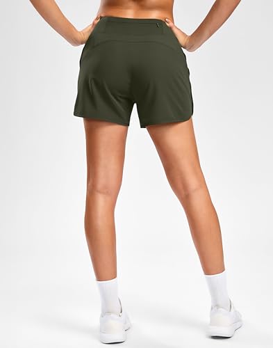 Image of G Gradual Women's Running Shorts with Mesh Liner 3 inch Workout Athletic Shorts for Women with Phone Pockets