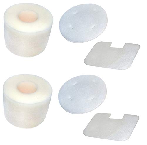 Best Vacuum Filter 2 Pack Compatible with Shark Navigator XFF36 Foam & Felt Filter Set Fits UV410, NV36, NV36A, NV42, NV44, NV46, NV46C Upright Vacuum