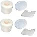 2 Pack Shark Navigator XFF36 Foam & Felt Filter Set Fits UV410, NV36, NV36A, NV42, NV44, NV46, NV46C Upright Vacuum Designed & Engineered by Best Vacuum Filter