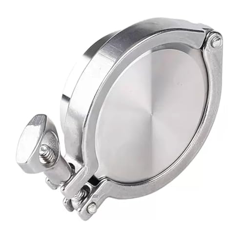 1pc Sanitary Tri Clamp Set - 1.5" to 2" End Cap, Weld, and Silicone Gasket for Beer, Dairy, and Pharmaceutical Industries(25mmx50.5)