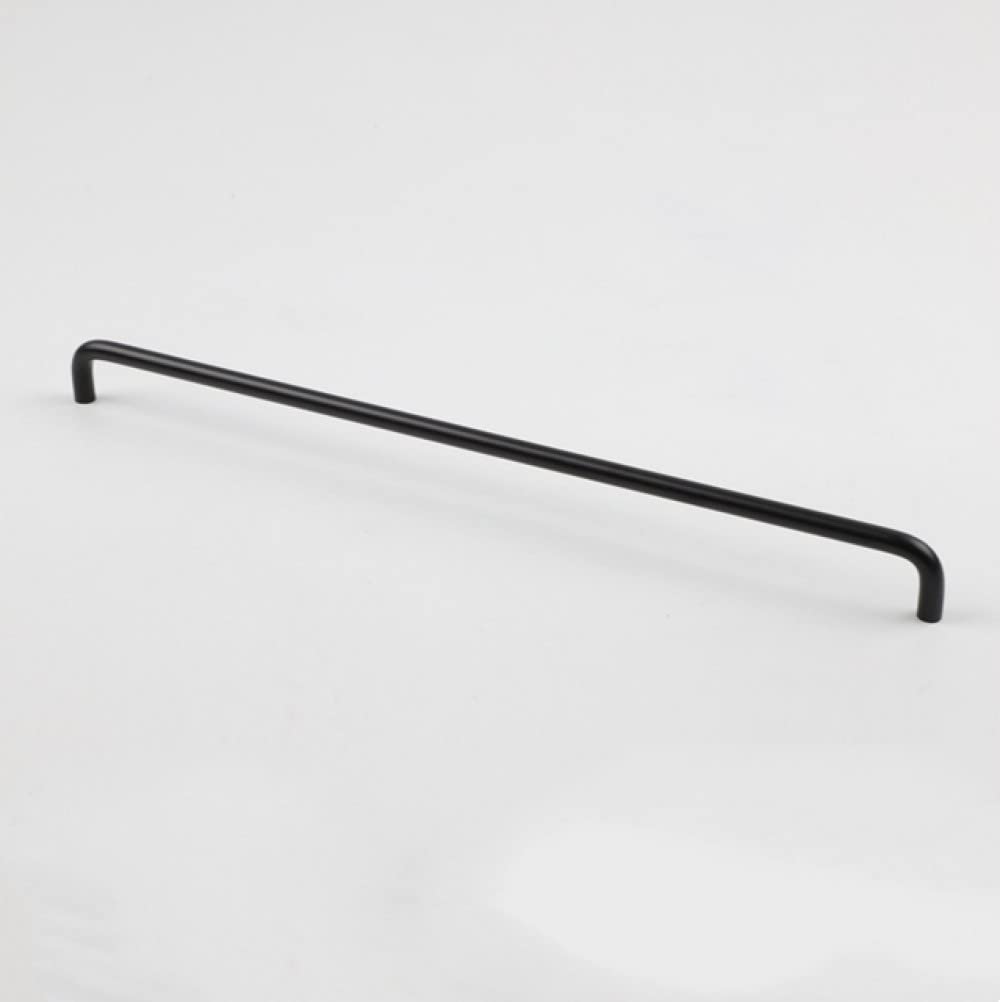 Poignée longue meuble cuisine noir 522mm Youther alu 416mm