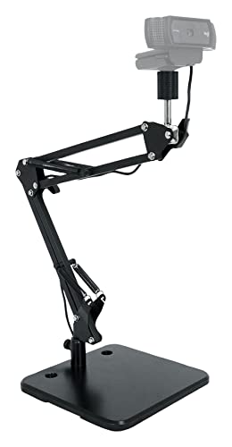 Rockville Istand 75 Desktop Boom Arm Mic/Iphone/Ipad/Webcam Stand Weighted Base #TOP4