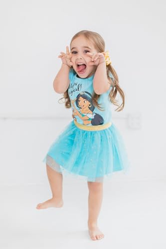 Image of Disney Princess Girls' T-Shirt and Tutu Skirt Set with Scrunchie Toddler to Big Kid