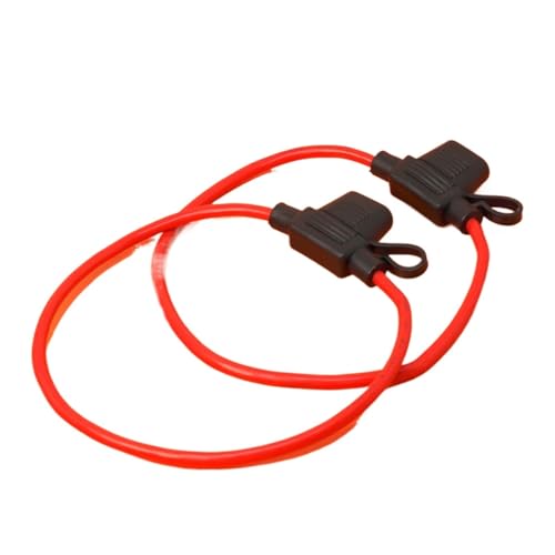 2 porte-fusibles en ligne 12V 30A étanches pour protection électrique de circuit automobile