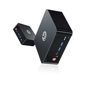 TRIGEKY S6 Pro Mini-PC AMD Ryzen 9 6900HX (bis zu 4,9 GHz, 8C/16T) Mikro-PC, 16 GB DDR5 RAM + 500 GB ROM SSD PCIe 4.0 Mini-Desktop-Gaming-PC│HDMI│DP│Typ-C│WiFi 6│BT5.2 │USB 4.0│LAN 2,5G