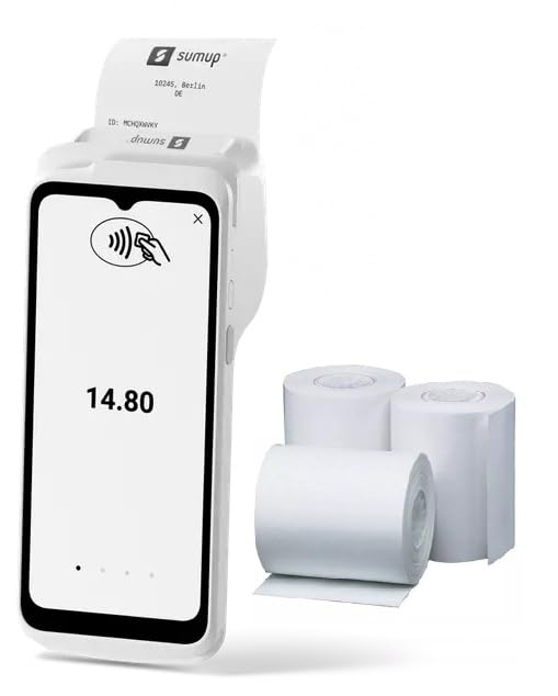Replacement Receipt Paper Rolls for SumUp Terminal Device, 10 Rolls