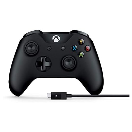 Microsoft Manette Xbox One sans fil + câble pour PC et Xbox