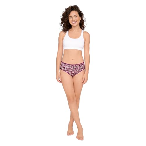 Image of juliet Cotton Hipster Premium Panties Set of 5 Full Coverage Stretchable Fabric