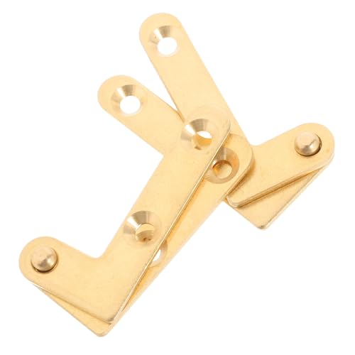 KONTONTY Adjustable Heavy Duty Hidden Hinges 4 Pack for Cabinet Closet Glass Metal Doors