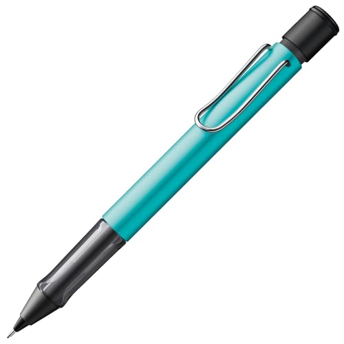 Lamy AL-star turmaline Druckbleistift - leichter Bleistift mit transparentem, ergonomischem Griff & Gehäuse aus Aluminium - Bleistift mit Feinstrichmine M 41 in Strichbreite 0,5 mm & Radiertip