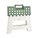 BISOO Sgabello Pieghevole - Sgabello Bambini per Bagno e Cucina - Sgabello Portatile in Plastica - Sgabelli Pieghevoli con Colori Carini e Resistenti Fino a 120Kg - Altezza 22 cm Oliva immagine