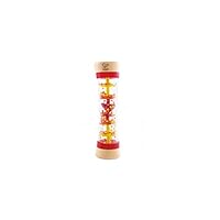 Hape Regenmacher | Mini-Rassel aus Holz Musikspielzeug, Rot