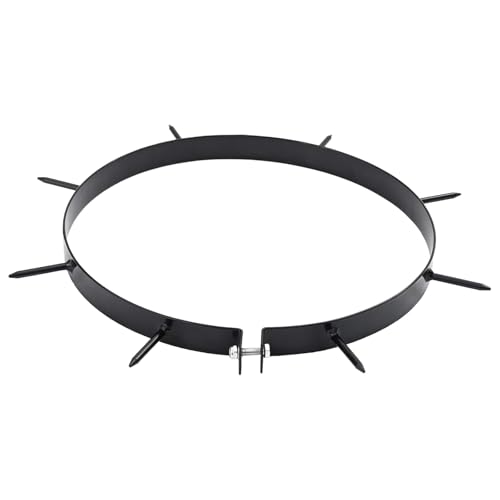 Abrazadera de acero con púas para ventilación del suelo y semillas 2
