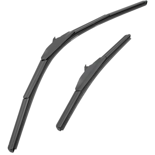 BIAREN Front Windscreen Wiper Blade For Hyundai i30 (2011-17) Honda Jazz Fit Nissan Micra K14 (2017-25) Suzuki SX4 Toyota Auris Corolla - 26" & 14" (650mm/350mm) - 2 pcs