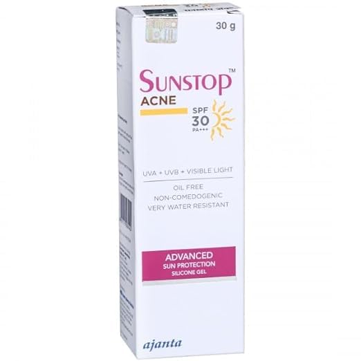 Sunstop Acne Cream Sunscreens, SPF 30