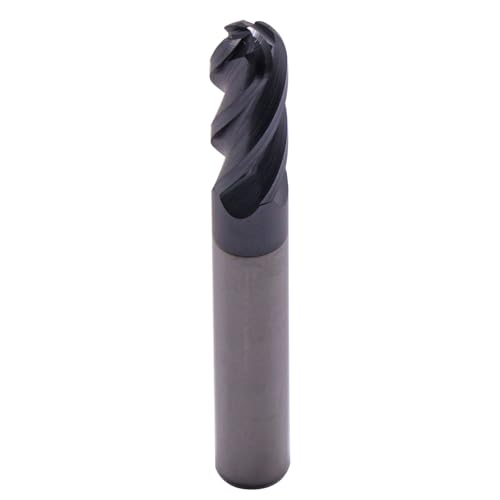 Image of BestParts 5 /16 inch 4 Flute Ball Nose Solid Carbide End Mill - AlTiN Coated | 30 Degree Helix, 5 /16 inch Cutting Diameter, 5 /16 inch Shank Diameter, 13 /16 inch Length of Cut, 2-1 /2 inch Overall Length