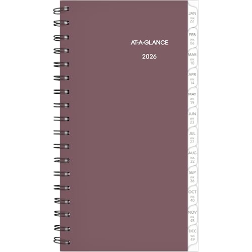 AT-A-GLANCE 2026 Planner Refill, Weekly, 3-1/4