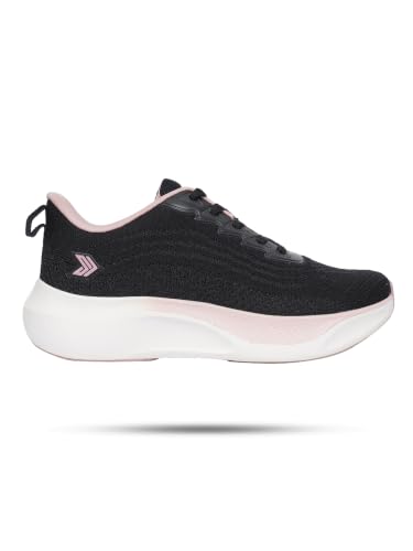 Image of BEFIT Women's Sport Shoes Breathable Lycra Lining Rubberised EVA Outsole Lightweight Slip On Footwear for Walking Gym Training Casual Travel and Outdoor Activities - Black