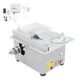 Mini Tischkreissäge, 96W Tischkreissäge, 7-Gang, Einstellbare Schnitttiefe 0-29mm, 180° eingestellt werden, Sägeblatt Ø 110mm, 4000-9000 U/min für DIY Schneiden Modellieren