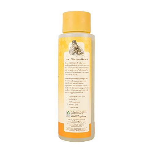 Burt's Bees For Dogs Natural Oatmeal Dog Shampoo | With Colloidal Oat Flour & Honey | Cruelty Free, Sulfate & Paraben Free, Ph Balanced For Dogs - Made In Usa, 16 Oz - Pack Of 6 #TOP2