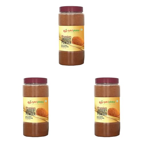 Image of Nutriplato-enriching lives Jaggery Powder Premium, 700 g (Pack of 3)