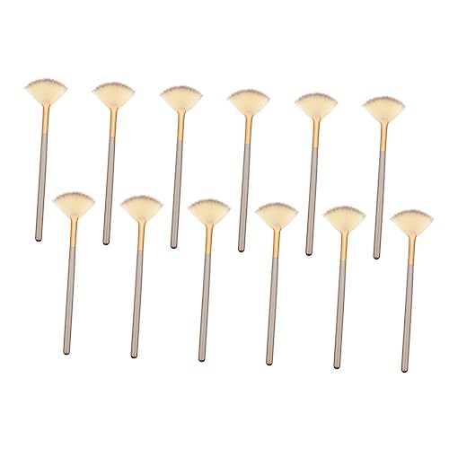 Didiseaon Facial Mask Brush Beauty Makeup Brush Set 12pcs Fan Shaped Skincare Tools