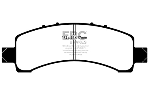 Image of EBC Brakes DP61667 6000 Series Greenstuff Truck and SUV Brake Pad