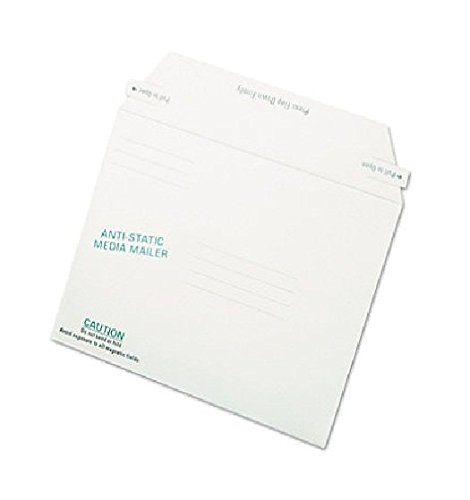 Quality Park : Antistatic Fiberboard Disk Mailer, 6 x 8 5/8, White, Recycled, 25/Box -:- Sold as 2 Packs of - 25 - / - Total of 50 Each