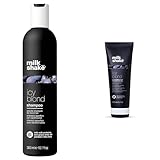 milk_shake Icy Blond Shampoo and Conditioner - Black Pigment For Very Light Blonde and Platinum Hair