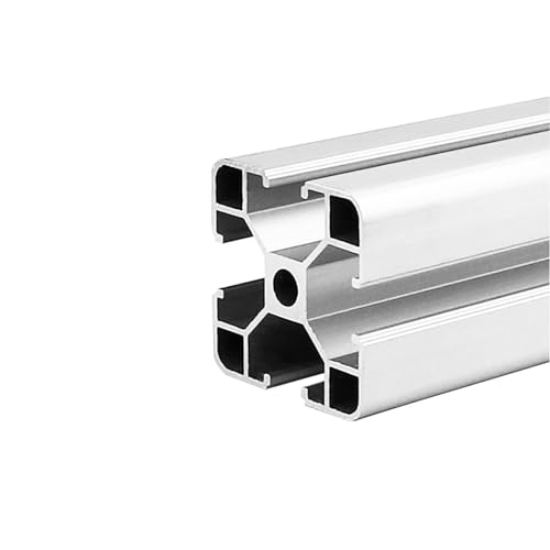 Coavoo 4040 Aluminum Extrusion 55.91 inch / 1420mm Length T Slot Silver 1 Pack, Extruded Aluminum 40mm x 40mm 40 Series T Type Profiles Anodized European Standard Linear Rail Frame 1Pcs