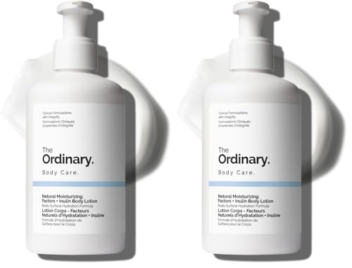 Image of The Ordinary Natural Moisturizing Factors + Inulin Body Lotion,Lightweight Hydration for All-Day Moisture & Skin Barrier Support,Accepted by the National Eczema Association,8.1 Fl Oz,(Pack of 2)