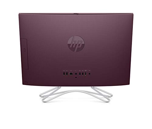 Image of 2019 New HP 22 All-in-One PC 21.5 inch Intel Celerion G4900T Intel UHD Graphics 610 1TB HDD 4GB SDRAM DVD Privacy Webcam Maroon Burgundy