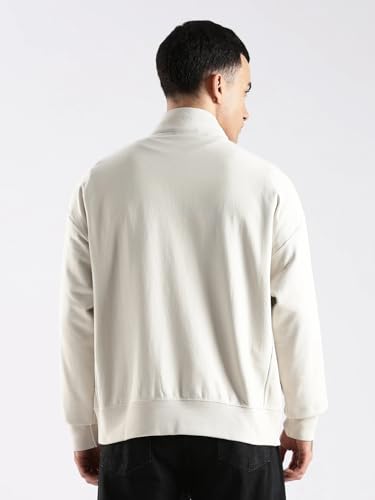 Image of Logo Oversized Fit Cotton Sweatshirt