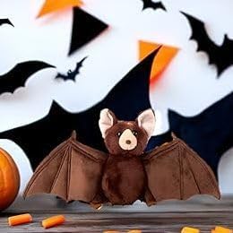 The Petting Zoo Bat Stuffed Animal Plushie, Gifts for Kids, Wild Onez Zoo Animals, Bat Plush Toy 12 Inches - Image 4