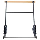 U can - Barra de barre Ballet plegadiza | Altura ajustable para doblar y mover | Hermosa y facil de guardar | Fija y estable | Rack para pesas y ajuste de soportes | Ideal para danza ejercicio en casa