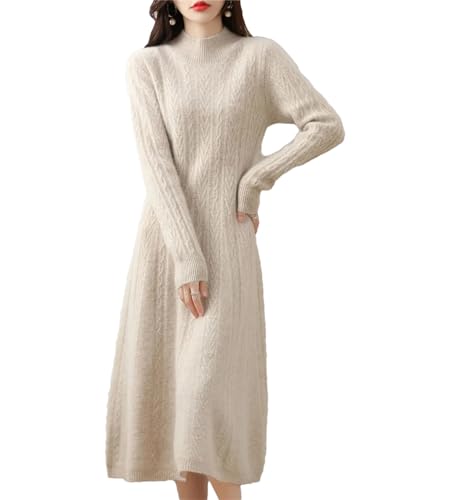 Kleider, Kaschmir-Pullover, Strickkleid,...