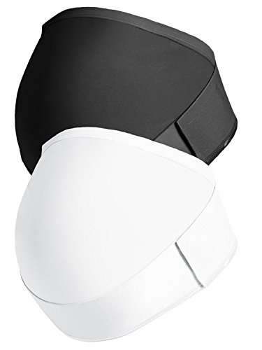 Anita Fajas de embarazo para mujer 1708 (pack de 2) Negro Blanco XL