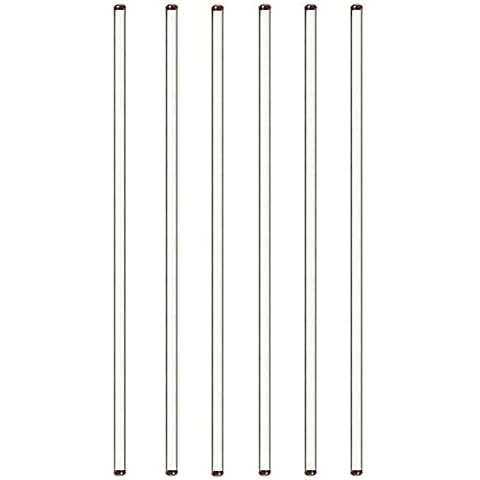 6pcs 20cm/7.9inch Glass Stirring Rod Stir Stick Heat Resistant Stirring Tool for Laboratory or Home Use Cover