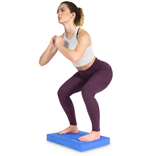 image for ProsourceFit Exercise Balance Pad, Non-Slip Cushioned Foam Mat & Knee 