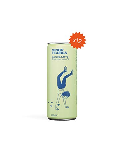 Minor Figures - Oat Milk Matcha Latte | 8.5 Oz (12 Pack) | Vegan, Non Dairy Matcha Latte | Ceremonial Grade Matcha with Oat Milk